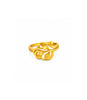 Gold Plated Harmony Swirl Adjustable Finger Ring