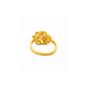 Gold Plated Harmony Swirl Adjustable Finger Ring