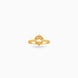 Gold Plated Party Circular Charm Finger Ring