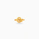 Gold Plated Party Round Floral Finger Ring