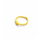 Gold Plated Open Heart Adjustable Finger Ring