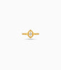 Gold Plated Festive AD Eye Motif Finger Ring