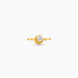 Gold Plated Festive Moon AD Finger Ring