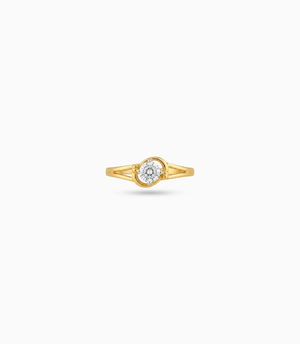 Gold Plated Festive Stylish AD Finger Ring