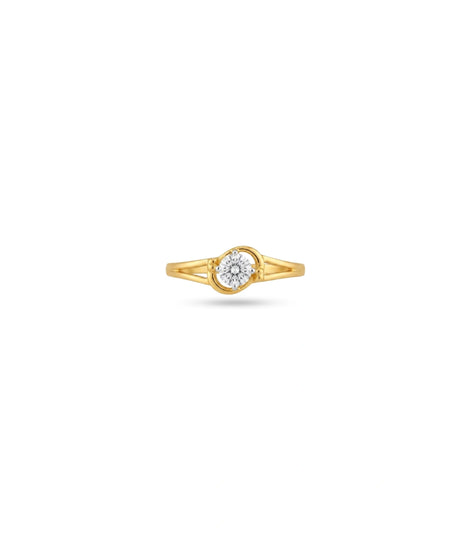 Gold Plated Festive Stylish AD Finger Ring