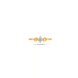 Gold Plated Festive Round AD Finger Ring