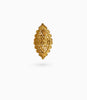 Gold Plated Wedding Oval Floral Finger Ring