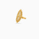 Gold Plated Wedding Oval Bloom Finger Ring
