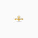 Gold Plated Party Curved Heart Finger Ring
