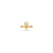 Gold Plated Party Curved Heart Finger Ring