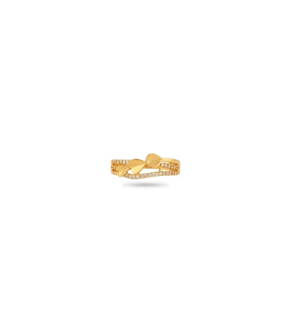 Gold Plated Party Multiple Heart Finger Ring