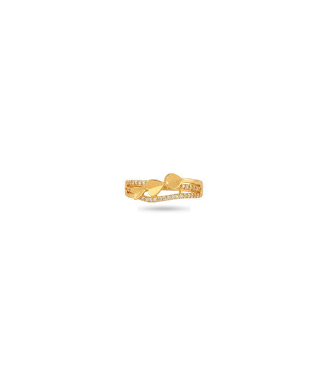 Gold Plated Party Multiple Heart Finger Ring