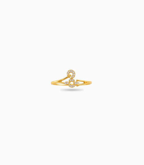 Gold Plated Office Wear Casual Finger Ring