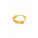 Gold Plated Adjustable Infinity AD Finger Ring