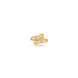 Gold Plated Party Stylish Heart Finger Ring