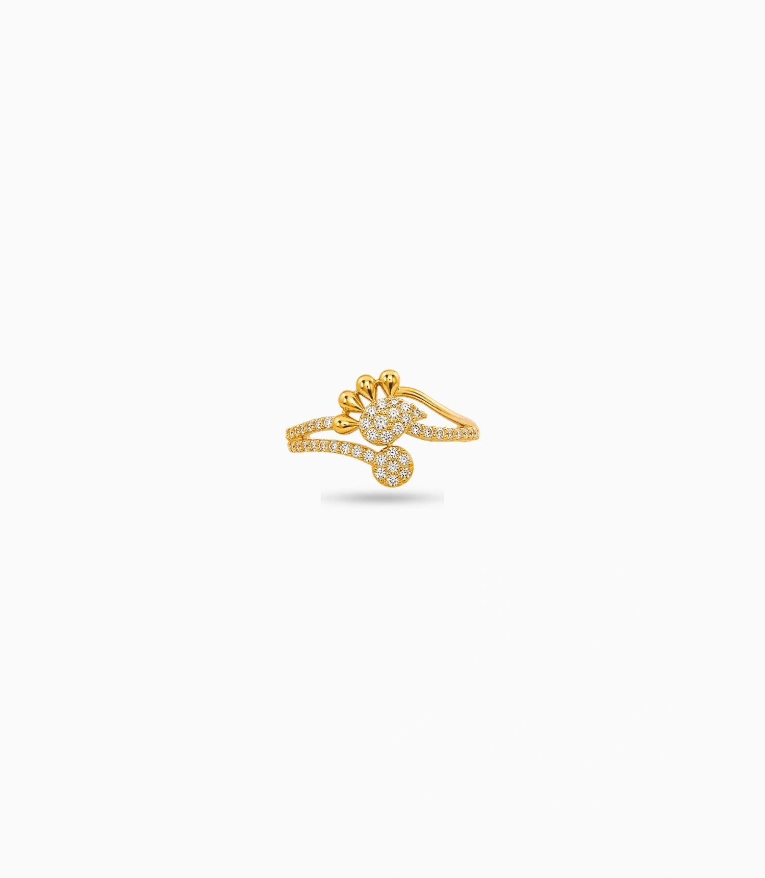Gold Plated Party Fancy Finger Ring