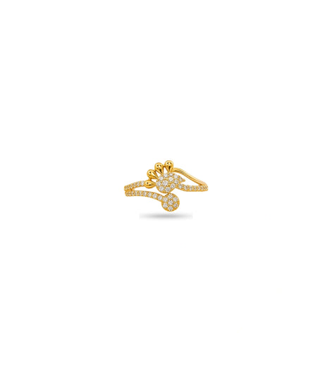 Gold Plated Party Fancy Finger Ring