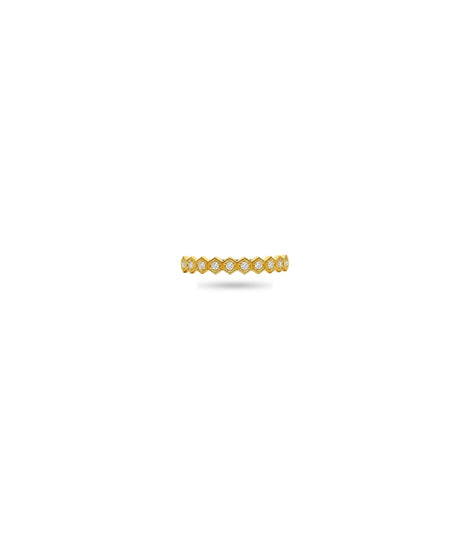 Gold Plated Everyday Minimal AD Finger Ring