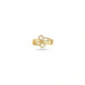Gold Plated Party Heart Connecting Finger Ring