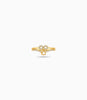 Gold Plated Everyday Solitary Heart Finger Ring