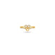 Gold Plated Everyday Solitary Heart Finger Ring