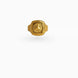 Gold Plated Festive Geometric Finger Ring Men