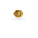 Gold Plated Festive Geometric Finger Ring Men