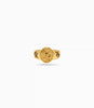 Gold Plated Festive Om Signet Finger Ring Men