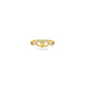 Gold Plated Party Dual Band Finger Ring