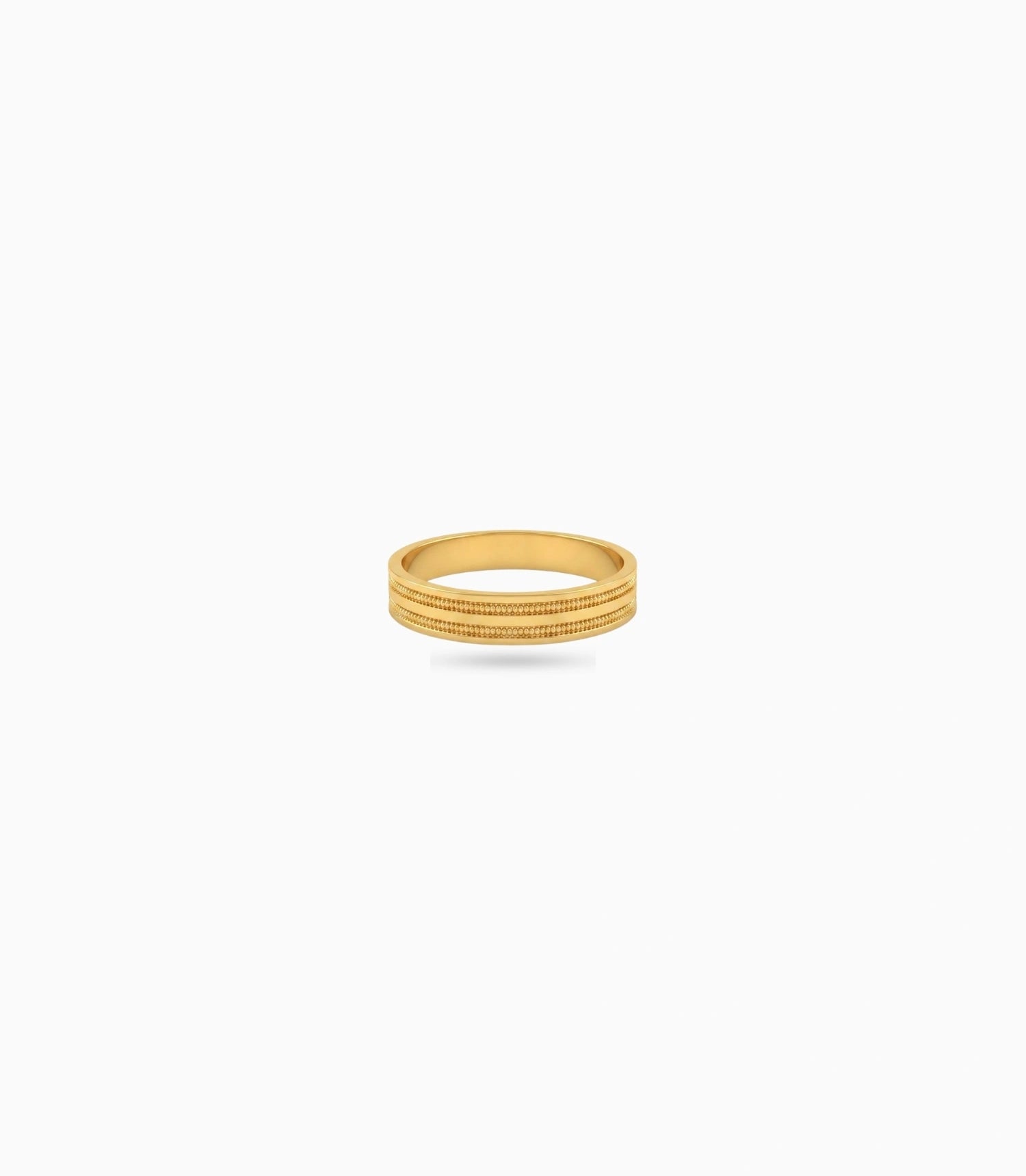 Gold Plated Office Wear No Stone Finger Ring