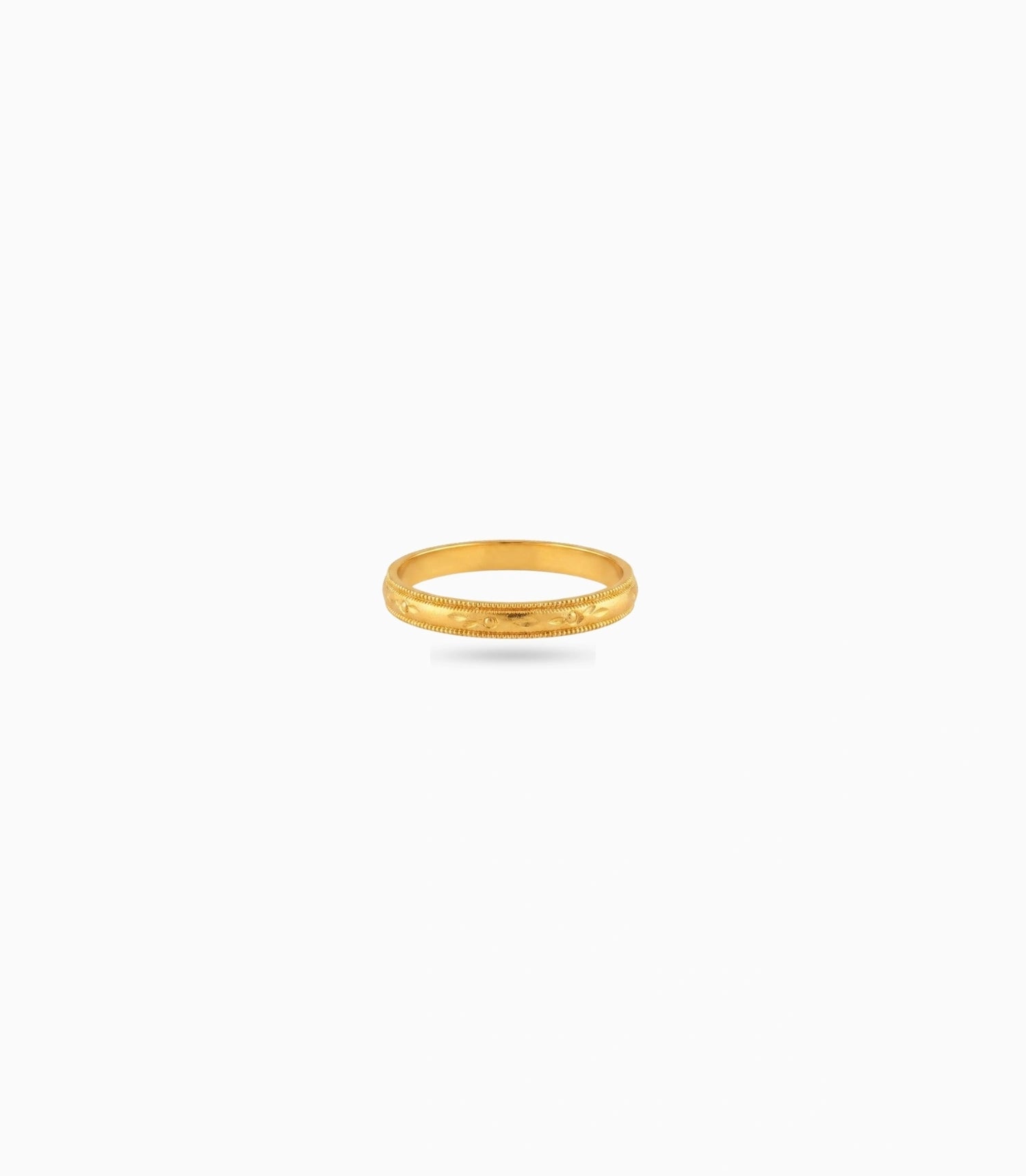 Gold Plated Office Wear Simple Finger Ring