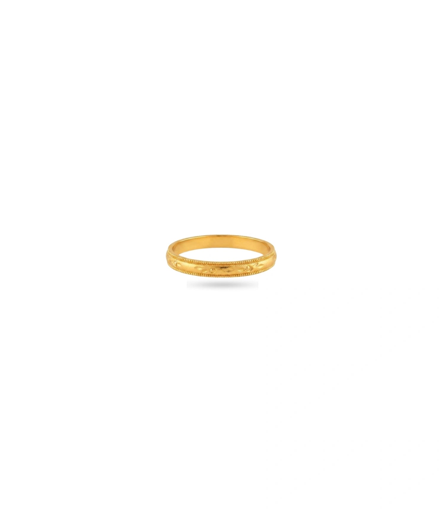 Gold Plated Office Wear Simple Finger Ring