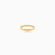 Gold Plated Everyday Plain Glossy Finger Ring
