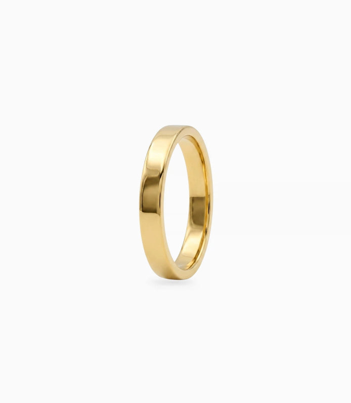 Gold Plated Everyday Sleek Finger Ring