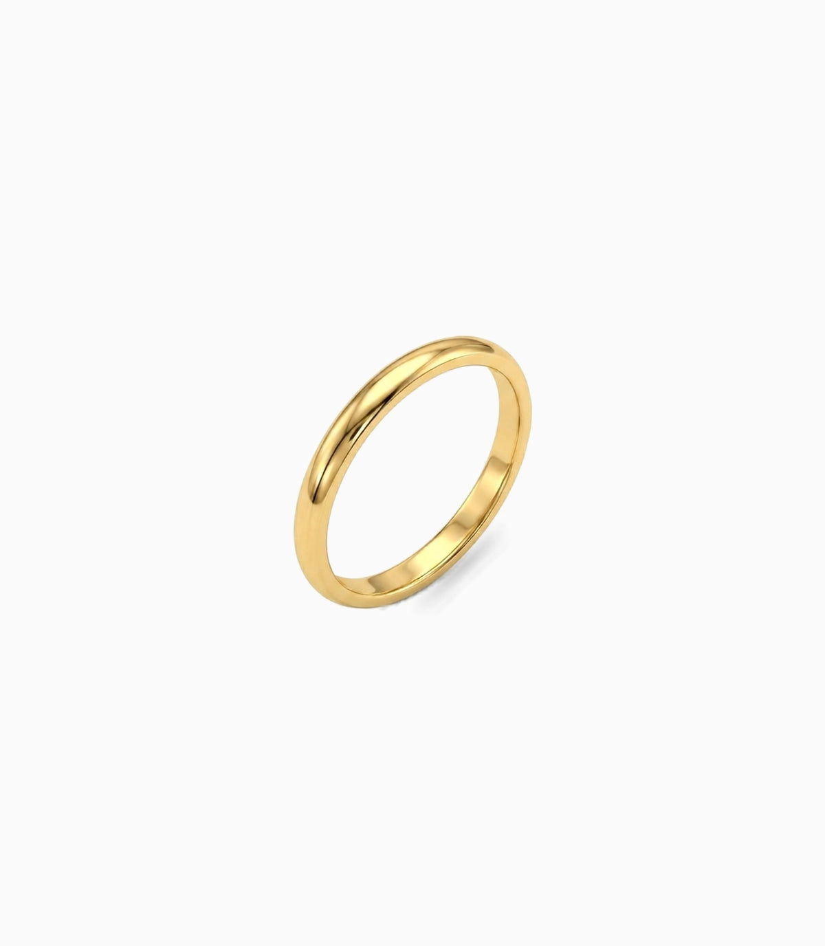 Gold Plated Everyday Glossy Finger Ring