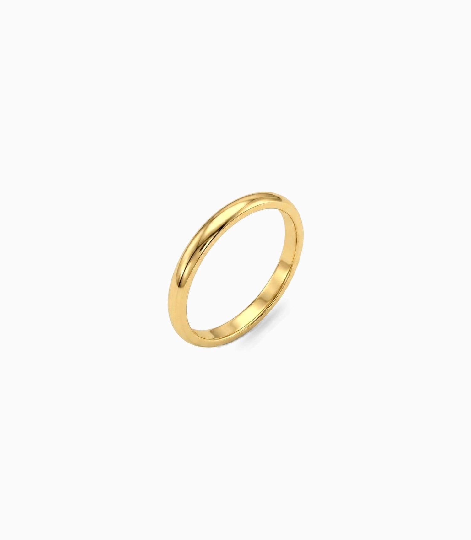 Gold Plated Everyday Glossy Finger Ring