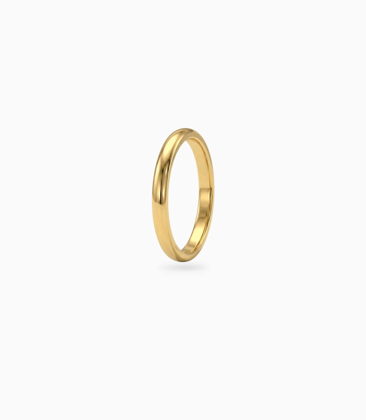 Gold Plated Everyday Glossy Finger Ring