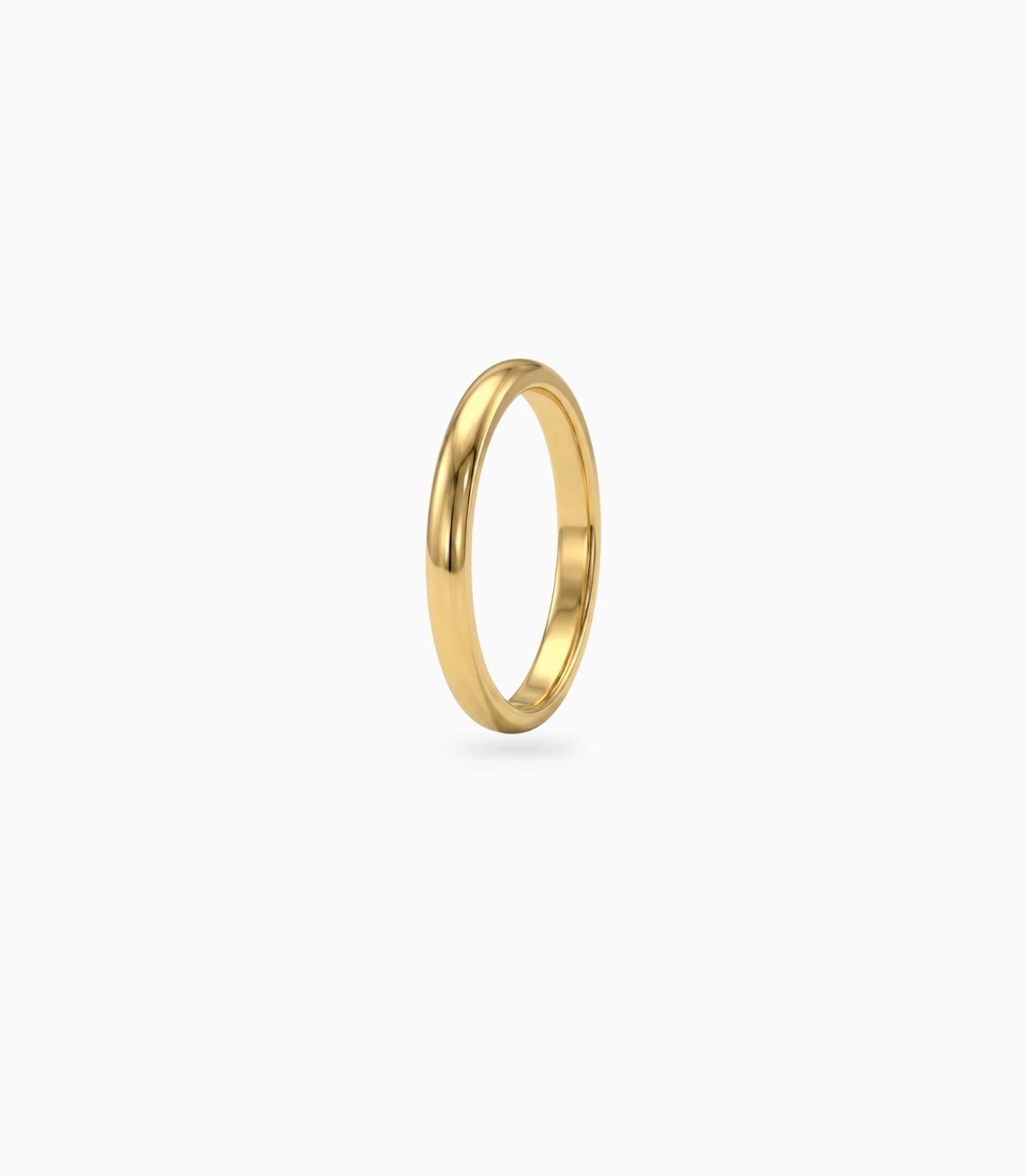 Gold Plated Everyday Glossy Finger Ring