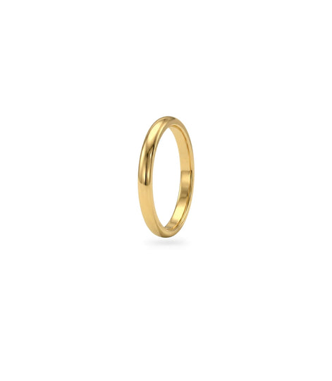 Gold Plated Everyday Glossy Finger Ring