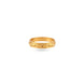 Gold Plated Party Wide Glossy Designed Finger Ring