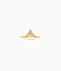 Gold Plated Party Chevron Finger Ring
