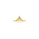 Gold Plated Party Chevron Finger Ring
