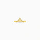 Gold Plated Party Chevron Trendy Finger Ring