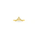 Gold Plated Party Chevron Trendy Finger Ring