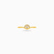 Gold Plated Party Floral Wave Finger Ring