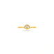 Gold Plated Party Floral Wave Finger Ring