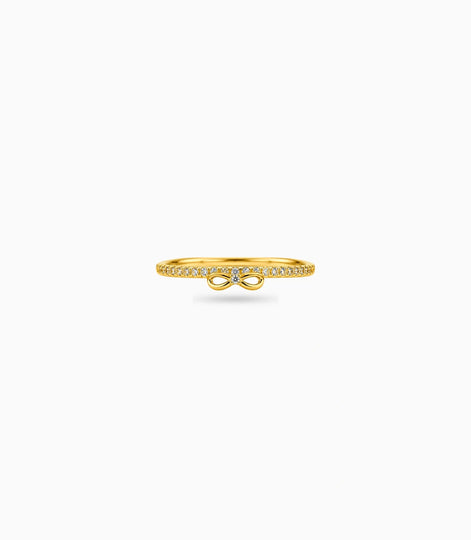 Gold Plated Party Infinity Spark Finger Ring