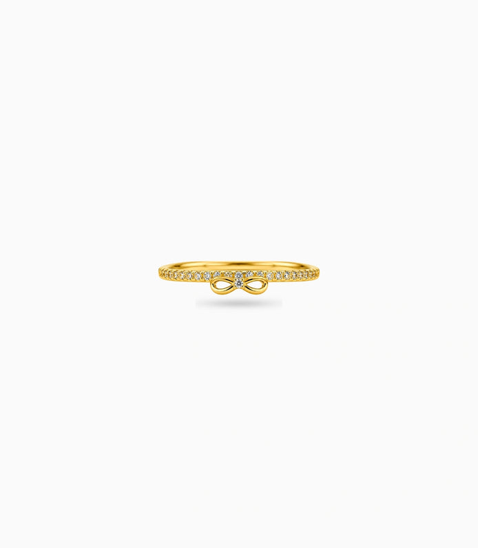 Gold Plated Party Infinity Spark Finger Ring