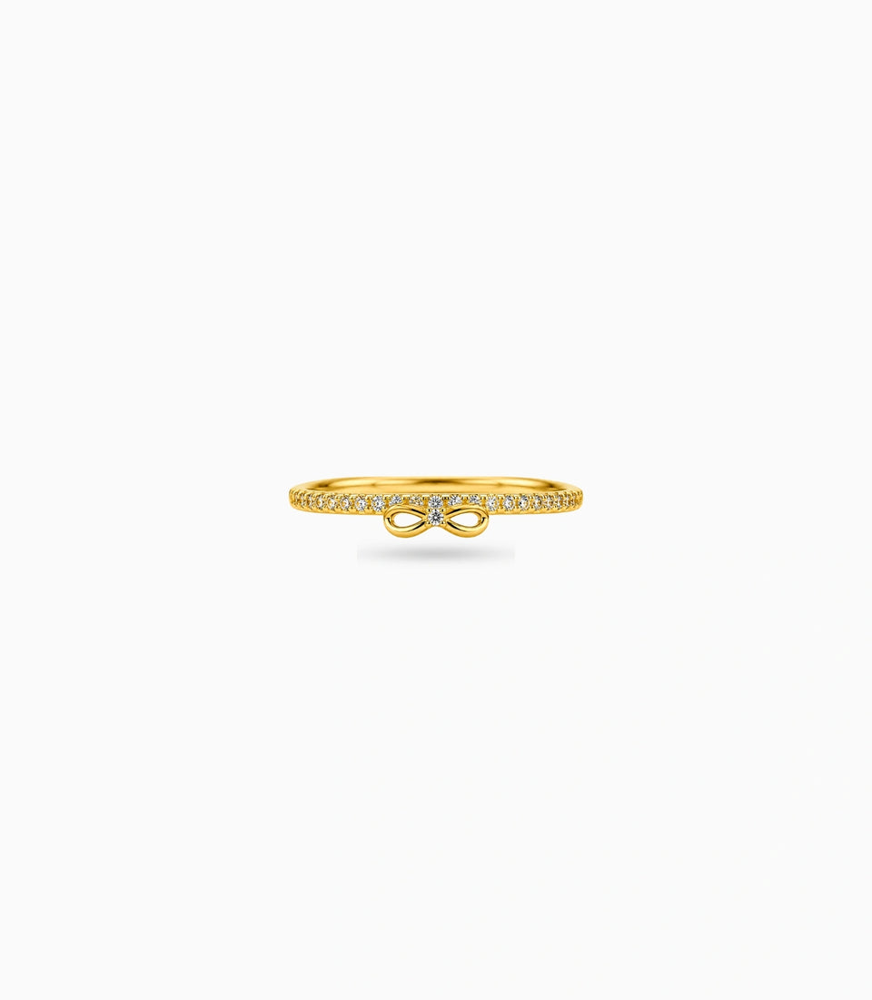 Gold Plated Party Infinity Spark Finger Ring