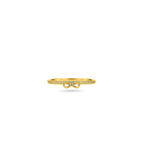 Gold Plated Party Infinity Spark Finger Ring